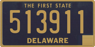 DE license plate 513911