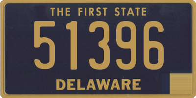 DE license plate 51396