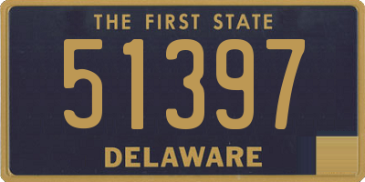 DE license plate 51397