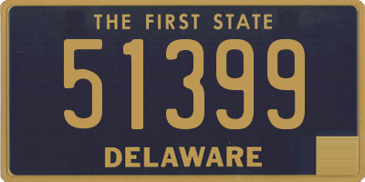 DE license plate 51399