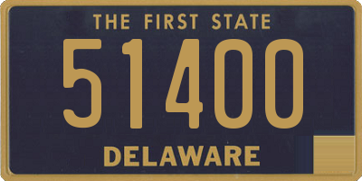 DE license plate 51400