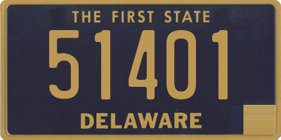 DE license plate 51401