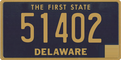 DE license plate 51402