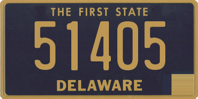 DE license plate 51405