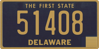 DE license plate 51408