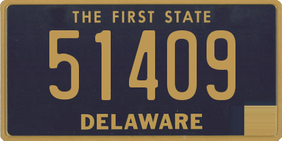 DE license plate 51409