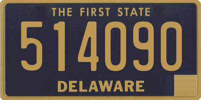 DE license plate 514090