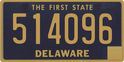 DE license plate 514096