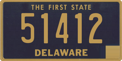 DE license plate 51412