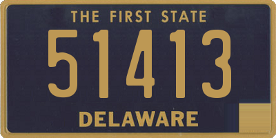 DE license plate 51413