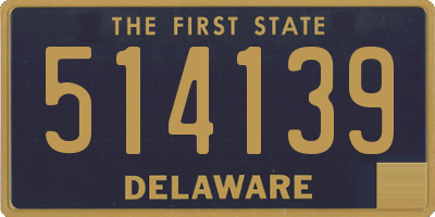 DE license plate 514139