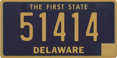 DE license plate 51414