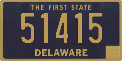 DE license plate 51415