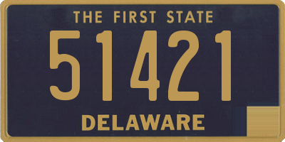 DE license plate 51421