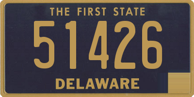 DE license plate 51426