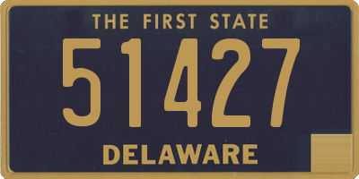 DE license plate 51427