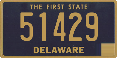 DE license plate 51429