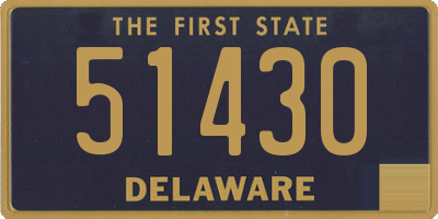 DE license plate 51430