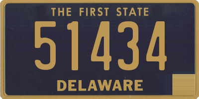 DE license plate 51434