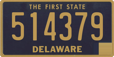 DE license plate 514379