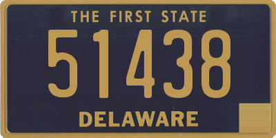 DE license plate 51438