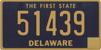 DE license plate 51439