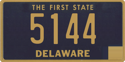 DE license plate 5144