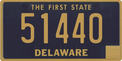 DE license plate 51440