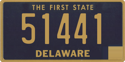 DE license plate 51441