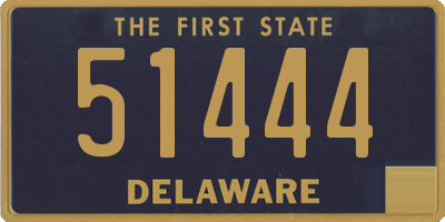 DE license plate 51444