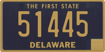 DE license plate 51445