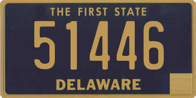 DE license plate 51446