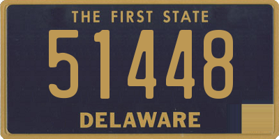 DE license plate 51448