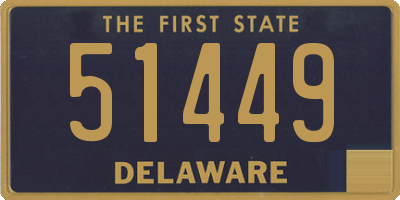 DE license plate 51449