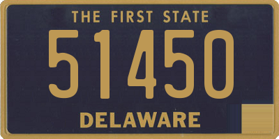 DE license plate 51450