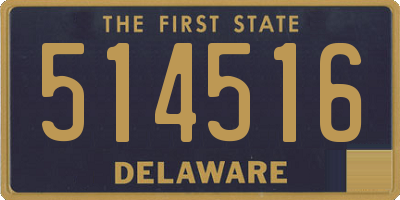DE license plate 514516
