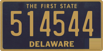 DE license plate 514544