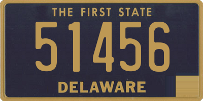 DE license plate 51456