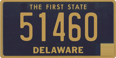 DE license plate 51460