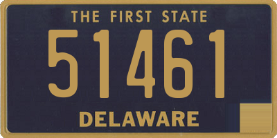 DE license plate 51461