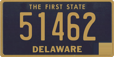 DE license plate 51462