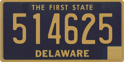 DE license plate 514625
