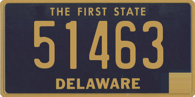 DE license plate 51463