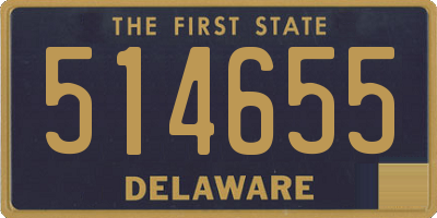 DE license plate 514655