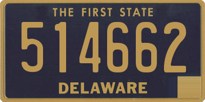DE license plate 514662