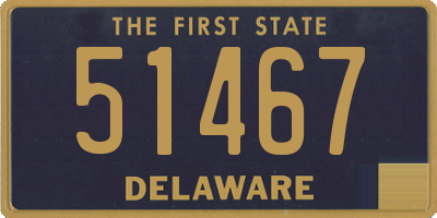 DE license plate 51467