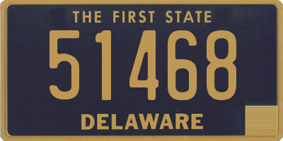 DE license plate 51468