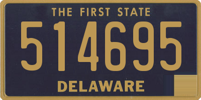 DE license plate 514695