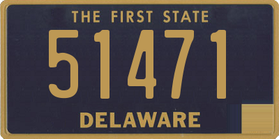 DE license plate 51471