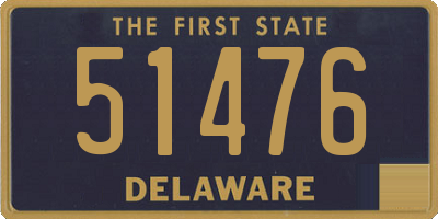 DE license plate 51476